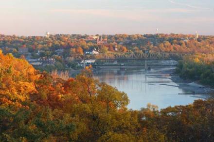 Atchison is scenically situated along the Missouri River in Northeast Kansas.